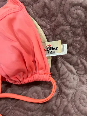 MD Coral Pink Bikini Set Orange Size M thumbnail 4