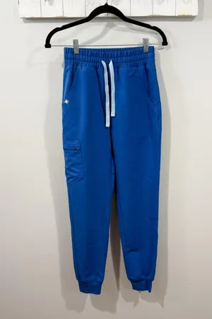 FIGS Zamora Jogger Scrub Pants XXS Winning Blue Joggers EUC thumbnail 1