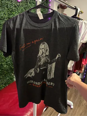 Miranda Lambert 'Get On Again' Tour Short Sleeve Graphic Tee - Gray thumbnail 1