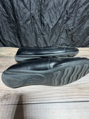 CHAPS Women’s Shoes Slip On Shoes Black Leather Round Toe Casual thumbnail 4