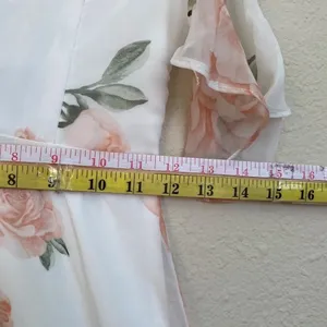 Lulu's Take You There Ivory Floral Print Maxi Dress size XS‎ thumbnail 13