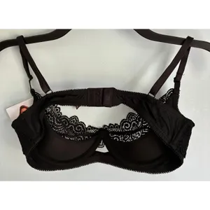 Lace Bra Black Small NWT Dreamgirl thumbnail 8
