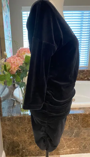 Logo Velour Dress thumbnail 2
