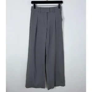 American Eagle‎ Stretch Poppy Trouser Pleated Wide Leg Pants Career Size 000 thumbnail 3