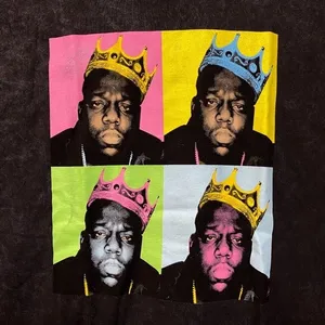 The Notorious BIG King of New York Pop Art Hip Hop Tee XL thumbnail 2