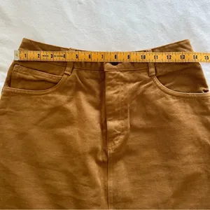 - Vintage Camel Brown Long A-Line Skirt - Size 6 thumbnail 8