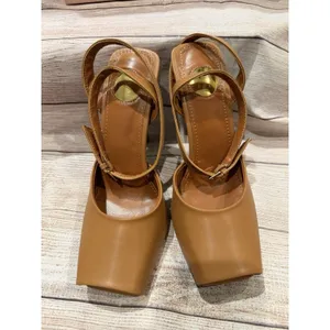 NIB Arqa Stiletto High Heel Sandals Adjustable Ankle Strap Peep Toe Size 39/8.5 thumbnail 6