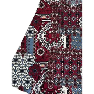 Free People Deep Red, Blue, White pattern mini dress sz‎ S thumbnail 5