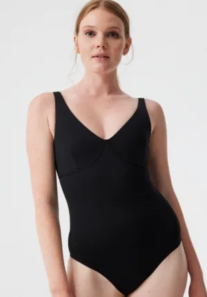 Outdoor Voices Flow Leotard In Black size small thumbnail 1