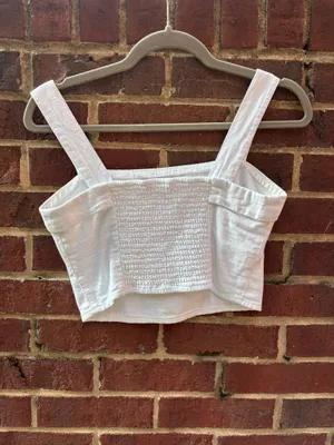 Abercrombie Linen Crop Top thumbnail 2