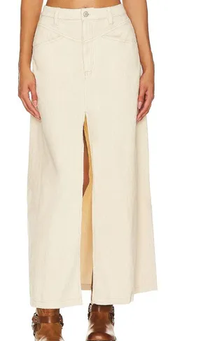 Free People Cord Maxi Skirt thumbnail 1