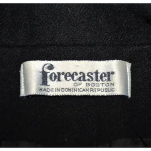 Vintage Forecaster Ladies 9/10 Black Pure Wool Blazer Jacket Career Academia thumbnail 8