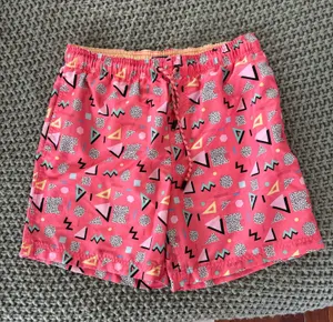 broken threads surf retro print board shorts Pink Size M thumbnail 1