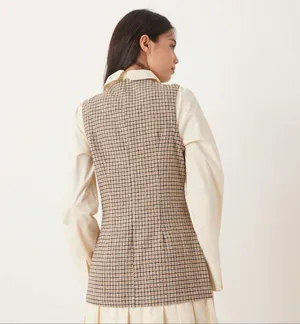 New ASOS DESIGN Shirt Hybrid Mini Dress With Peplum Hem Size 6 thumbnail 3