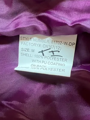 armadillo Hooded Rain Jacket womens purple wind jacket medium thumbnail 11