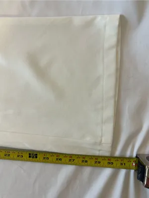 White Women's Dress Pants with Button Waist Detail thumbnail 4