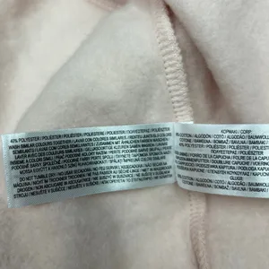 NEW Primark Light Pink Los Angeles Pullover Hoodie Crop Fleece Sweatshirt Size S thumbnail 9