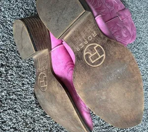Women’s pink roper cowboy boots size 6 worn once like new thumbnail 4