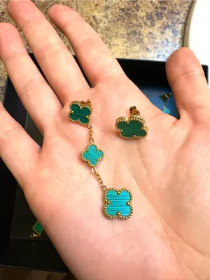 Stainless Steel Green Clover Set thumbnail 4