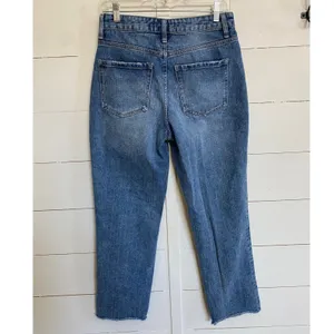 Vervet Blue Women's‎ Cotton Jeans 27X27" Distressed Raw Hem - Excellent thumbnail 3