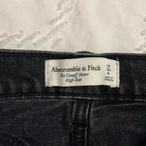 Abercrombie and fitch high rise cutoff shorts in black thumbnail 3