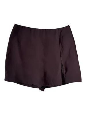Amanda Uprichard Dale Skort Brown Small Mini Skirt Shorts‎ thumbnail 4
