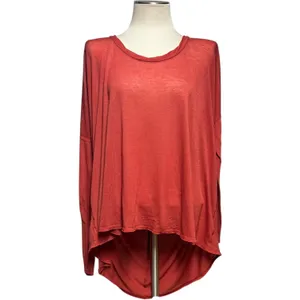 We The Free Free People Never Give Up Top Rust Red Orange XS/S thumbnail 2