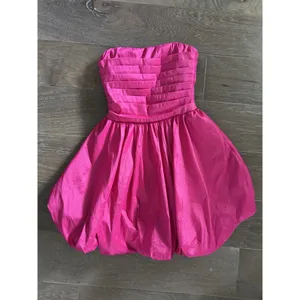 Windsor Pink Fit Flare Mini party Dress Strapless Bubble Hem Prom Small thumbnail 4