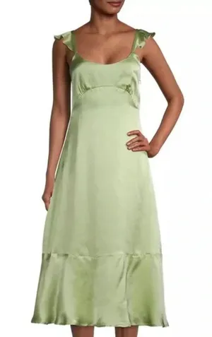 Roller Rabbit Sage Silk Dress thumbnail 1