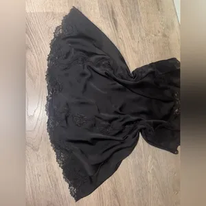 Victoria’s Secret Little Black Lacy Slip chemise large thumbnail 5