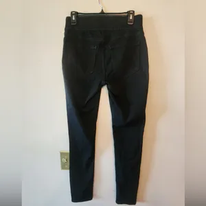 Old navy Rockstar super skinny mid rise black jeggings size 6 thumbnail 2