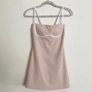Alo Yoga Airbrush Streamlined Dress Pink Quartz/White XS thumbnail 2