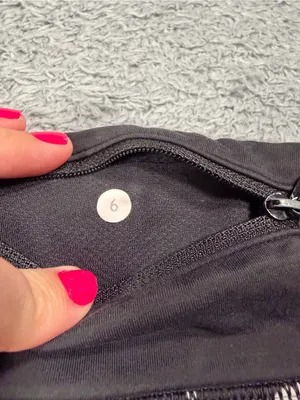 Lululemon speed up Black Patterned Running Shorts 6 thumbnail 10