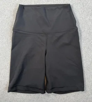 Yogalicious Eclipse Everyday 7" Shorts Women's XS Black High Waist Bike Active thumbnail 1