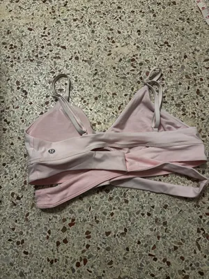 Lululemon Still Now Bra, most likely in the color Strawberry Milksha thumbnail 5