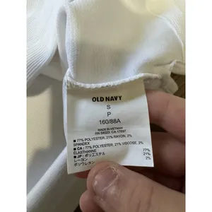 Old Navy Womens Sweater‎ Size Small White Long Sleeve Back Zipper Preppy City thumbnail 8
