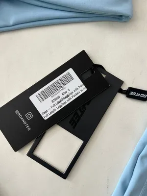 NWT Bo+Tee Matching Set Soft Active Pocket Leggings & Sports Bra Sky Blue S $125 thumbnail 7