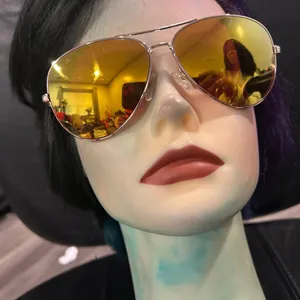 Gold Aviator Sunglasses thumbnail 1