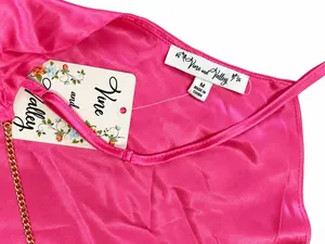 Vine and Valley Hot Pink Satin Corset Cami Top – Size M thumbnail 3