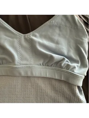 Lululemon ribbed softreme tank top cropped oasis blue athleisure activewear yoga thumbnail 11