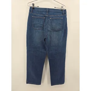 Talbots Jeans Women 8P Blue Straight Leg Stretch Petite Medium Wash Denim thumbnail 3