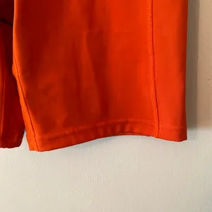 Savage X Fenty Sport Orange Biker Shorts Workout Women's size 12 / 14 Large thumbnail 5