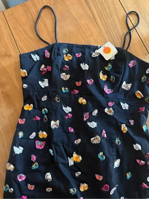 Anthropologie Brynne 3D Spaghetti-Strap Dress by Maeve thumbnail 3