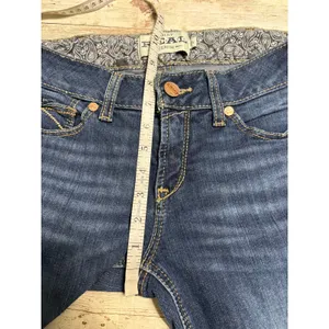 Ariat R.E.A.L Octavia Straight Jeans Women's Size 29S Short Blue Denim Western thumbnail 7