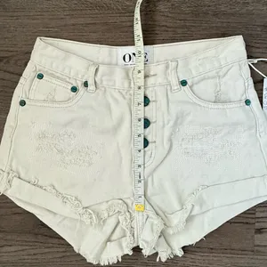 One Teaspoon‎ Hawks High Rise Twisted Cuff Hem Distressed Shorts - Size 26 - NWT thumbnail 11
