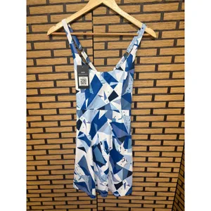Ggov Blue Geometric‎ Print Active Dress Size Small thumbnail 2