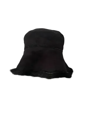 Ultra-Plush Faux suede Fur Bucket Hat 90s Fall Winter streetwear thumbnail 2