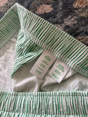 Lilly Pulitzer Croix High Rise Shorts Spearmint Harbor Stripe Size XL thumbnail 6