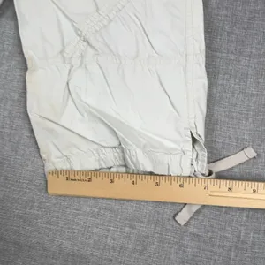 Columbia Capri Pants Womens 6 Beige Nylon Cargo Drawstring Hiking Travel Outdoor thumbnail 4