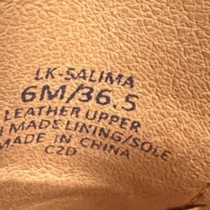 EUC Lucky Brand Leather Salima Loafers Brown Size 6 thumbnail 7